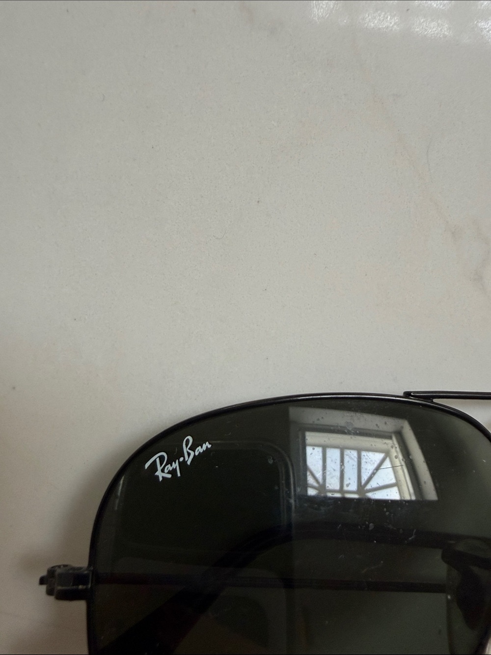 Ray-Ban Aviator Sunglasses in Black - Picture 2 of 4